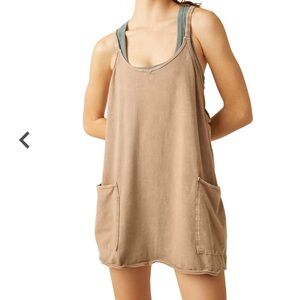 Hot Shot Mini Dress in Mocha Latte